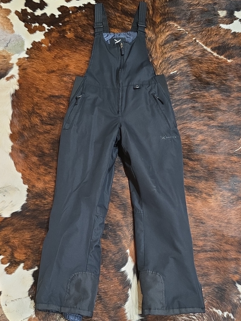 Black Ski Bib Overalls